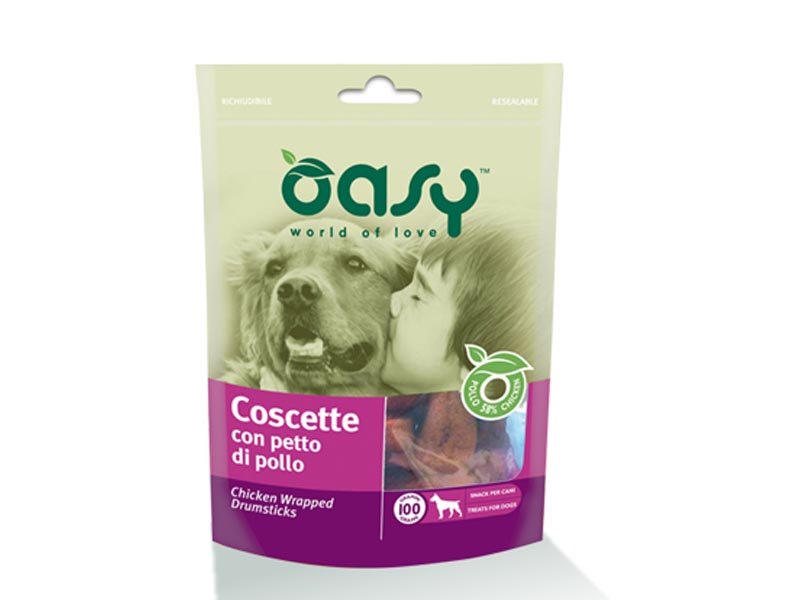 OASY SNACK 100GR COSCETTE PETTO DI POLLO