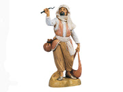 PASTORE CON FRUSTINO 12CM IN RESINA (F-152)
