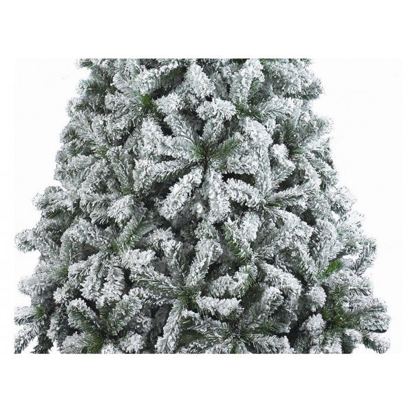 ALBERO DI NATALE DOLOMITI 240CM  VERDE INNEVATO