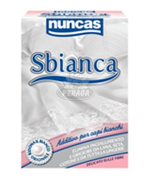 SBIANCA PER COTONE LANA SETA E SINTETICI CONF. DA 8 BUSTE NUNCAS
