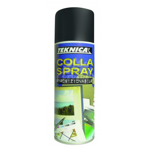 COLLA SPRAY RIPOSIZIONABILE IN 24H 400 ML TEKNICA