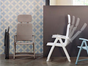OFFERTA TAVOLO LIBECCIO ALLUNGABILE 160/220CM + 6 POLTRONE ACQUAMARINA COLORE A SCELTA