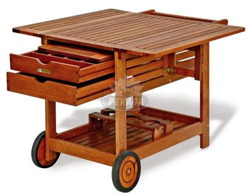 CARRELLO BAR  MULTIFUNZIONE CARPINO IN KEROUING