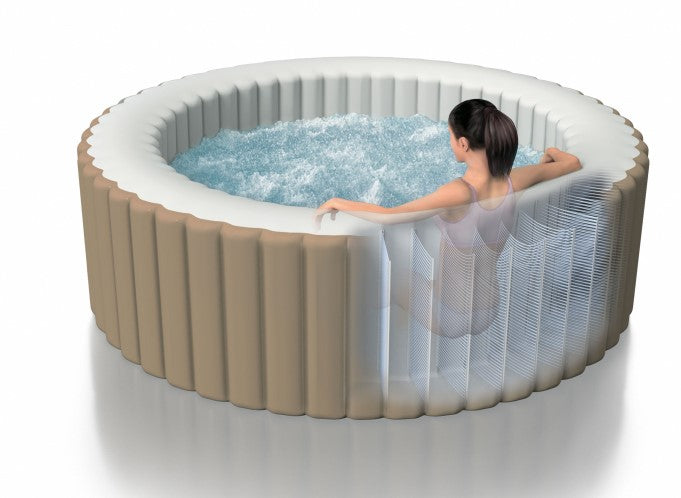 OFFERTA IDROMASSAGGIO INTEX PURE SPA BUBBLE Ø216XH71CM + CARTUCCIA DI RICAMBIO + PULITORE
