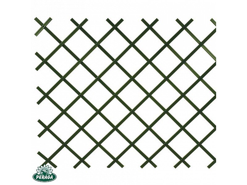 TRALICCIO ESTENSIBILE IN PVC COLORE VERDE M 2,00 X 1,00
