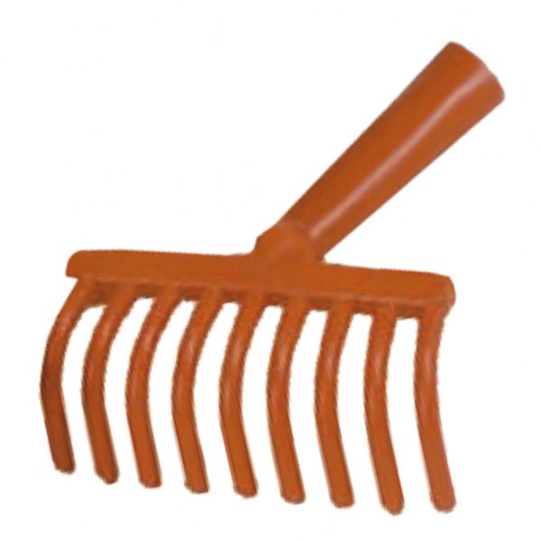 RASTRELLINO OLIVE MANICO LISCIO cm 14 denti 9
