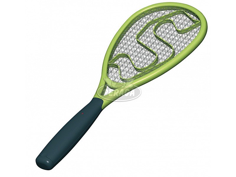 RACCHETTA ELETTRICA SQUASH ABBATTI ZANZARE MOSCHE INSETTI