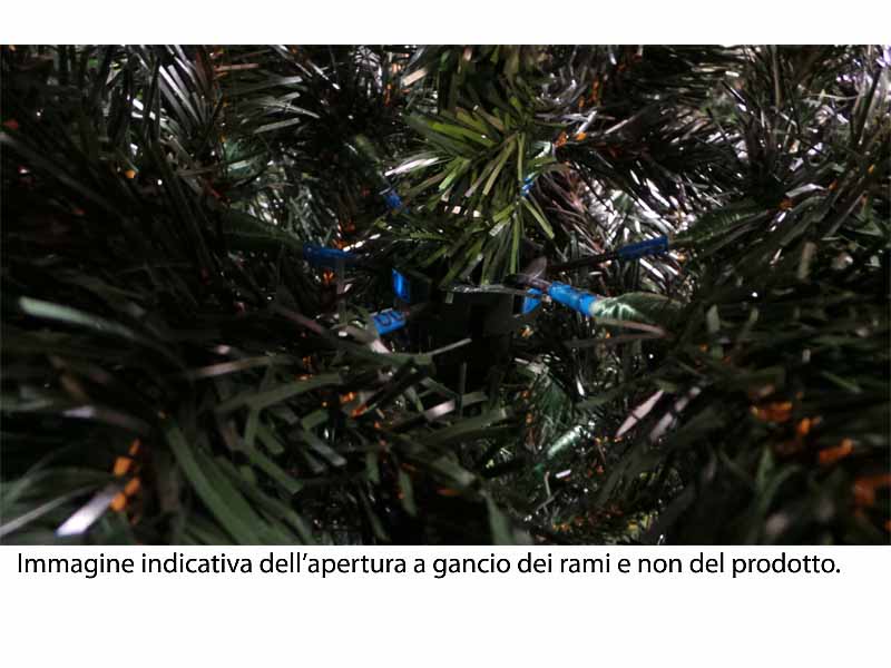 ALBERO DI NATALE 240CM NATURAL VERDE