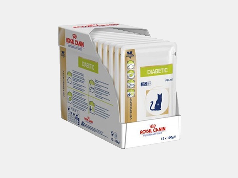 ROYAL CANIN DIABETIC PER GATTI ADULTI - 12 BUSTINE DA 100G