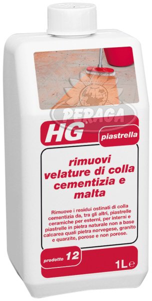 HG RIMUOVI VELATURE DI COLLA CEMENTIZIA E MALTA 1 L
