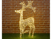 RENNA LED NATALIZIA CON ZAMPA ALZATA H120CM