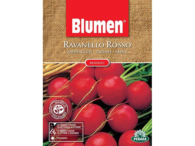 SEMI DI RAVANELLO ROSSO BIOLOGICA