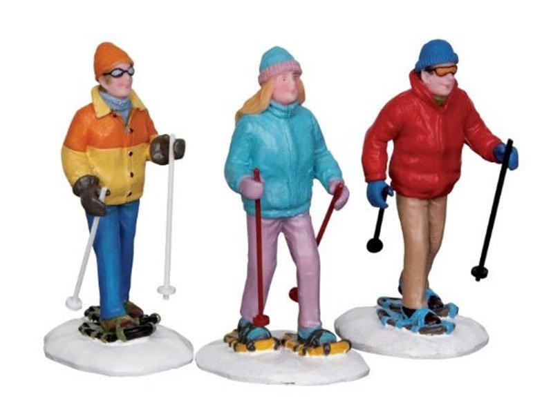 Snowshoe Walkers, Set Of 3 - lemax cod 22033
