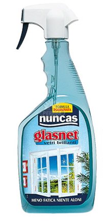 DETERGENTE PER VETRI GLASNET 750ML NUNCAS