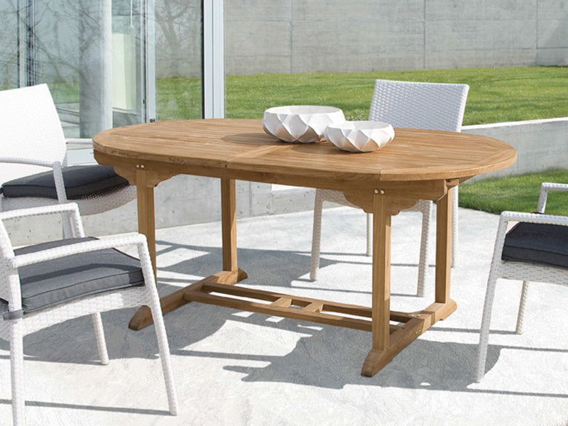 TAVOLO OVALE  150/200X90 TEAK ESTERNO