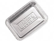10 VASCHETTE GRANDI IN ALLUMINIO WEBER
