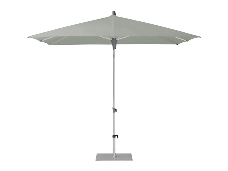 OMBRELLONE QUADRATO GRIGIO TORTORA 240X240CM ALU PUSH GLATZ