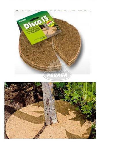 DISCHI PACCIAMATURA IN FIBRA DI COCCO D.25CM 3PZ