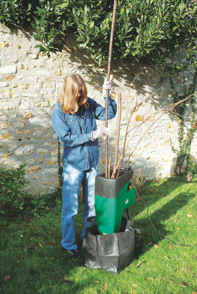 BIOTRITURATORE ELETTRICO MONTATO SU RUOTE 230 V