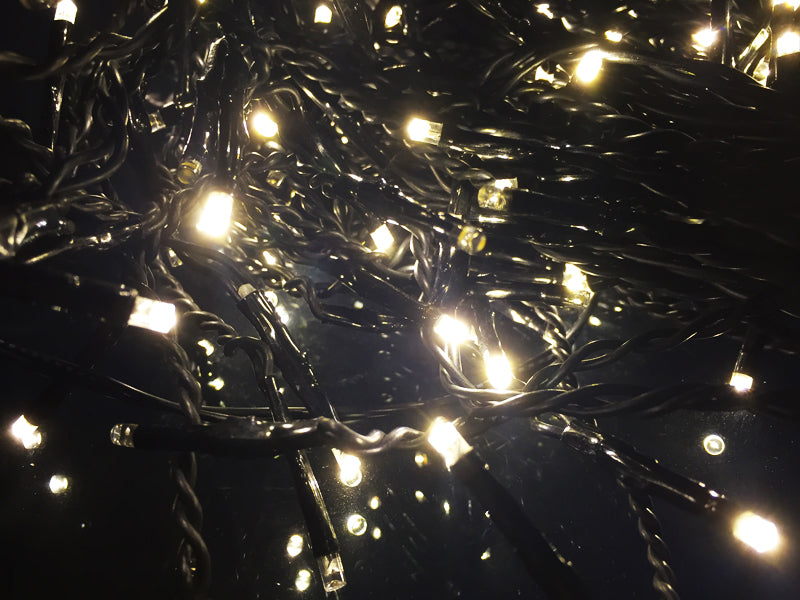 STALATTITI 259 LED MINI EFFETTO GHIACCIOLO BIANCO CALDO