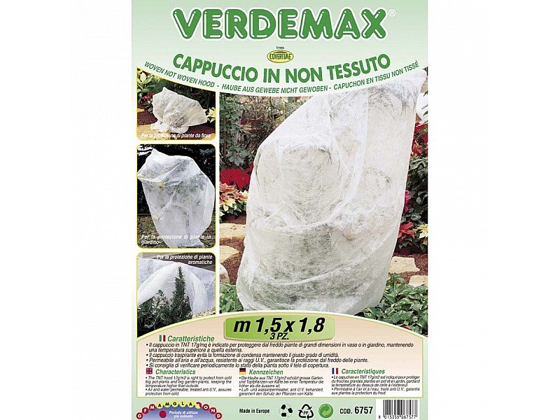 CAPPUCCIO DI PROTEZIONE PER LE PIANTE 1,5X1,8M 3 PZ