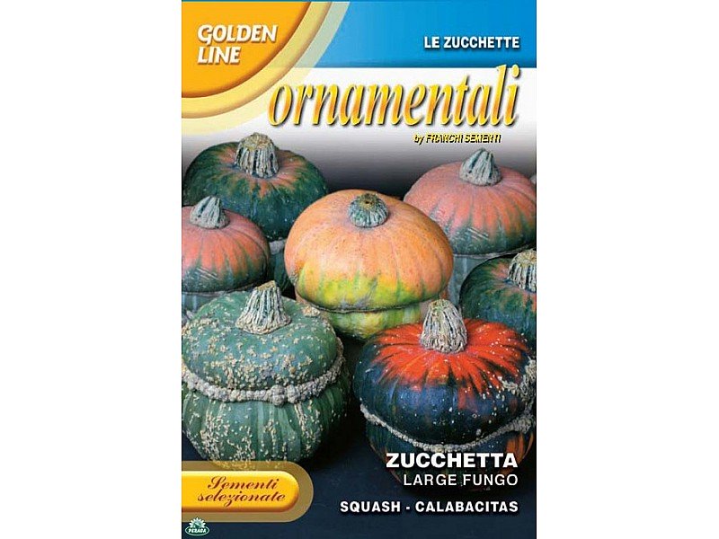 BUSTINA CON SEMI DI ZUCCHETTA ORNAMENTALE LARGE FUNGO