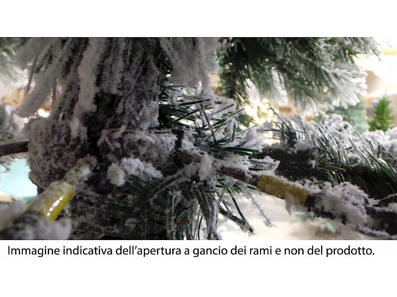 ALBERO DI NATALE MONTEBIANCO 240CM INNEVATO