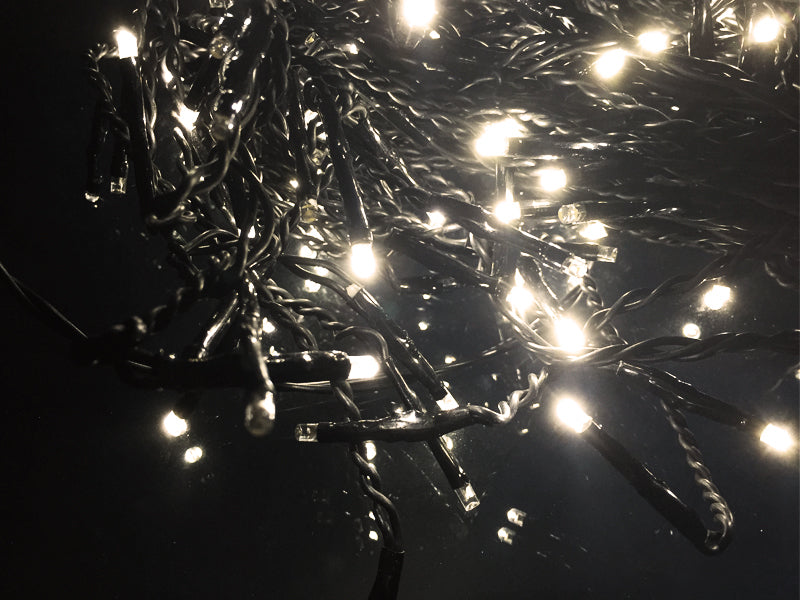 STALATTITI 259 LED MINI EFFETTO GHIACCIOLO BIANCO CALDO