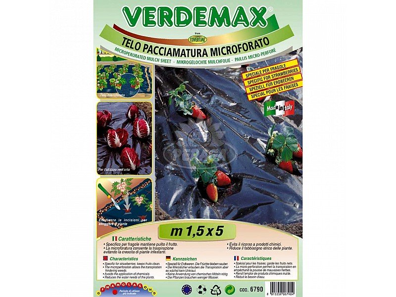 TELO PER PACCIAMATURA PE MICROFORATO M 1,5X5