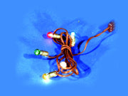 MINICOLLANA 5 LUCI COLORATE VOLT 3,5/4,5 E 5,5