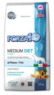 FORZA10 MEDIUM DIET AL PESCE PER CANI SACCO DA 12 KG