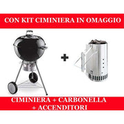 ONE TOUCH PREMIUM NERO + KIT CIMINIERA CON CARBONELLA E AC
