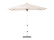 OMBRELLONE QUADRATO BIANCO 240X240CM ALU PUSH GLATZ