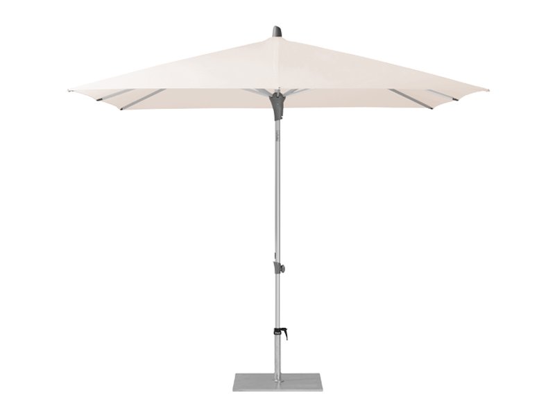 OMBRELLONE QUADRATO BIANCO 240X240CM ALU PUSH GLATZ