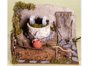 MACINA OLIVE CON MOVIMENTI 24X21X17,5CM