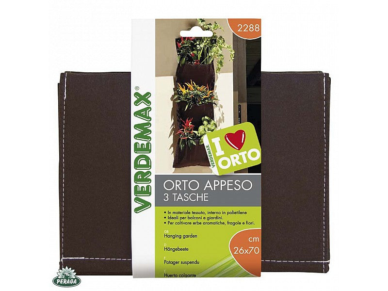 ORTO APPESO PER COLTIVARE PIANTE E FIORI CM 26 X 70