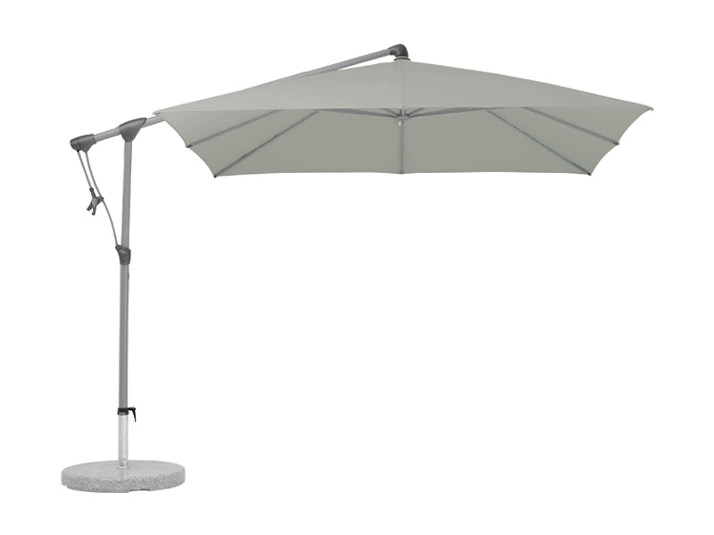 OMBRELLONE QUADRATO CON BASE SUNWING C+ GLATZ