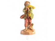 PASTORE CON BASTONE E SCIARPA 6,5CM IN RESINA (F-269)