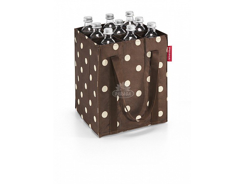BORSA PER BOTTIGLIE BOTTLEBAG COLOR MOCHA DOTS REISENTHEL