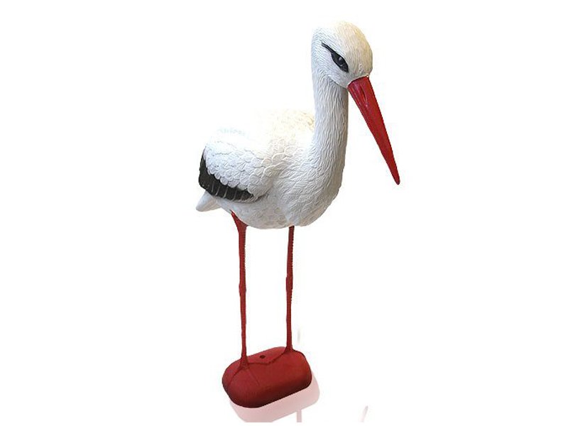 CICOGNA PLASTICA 78CM DECORO GIARDINO