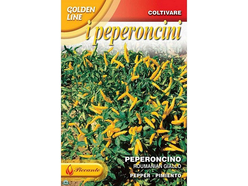BUSTINA CON SEMI DI PEPERONCINO PICCANTE ROUMANIAN GIALLO