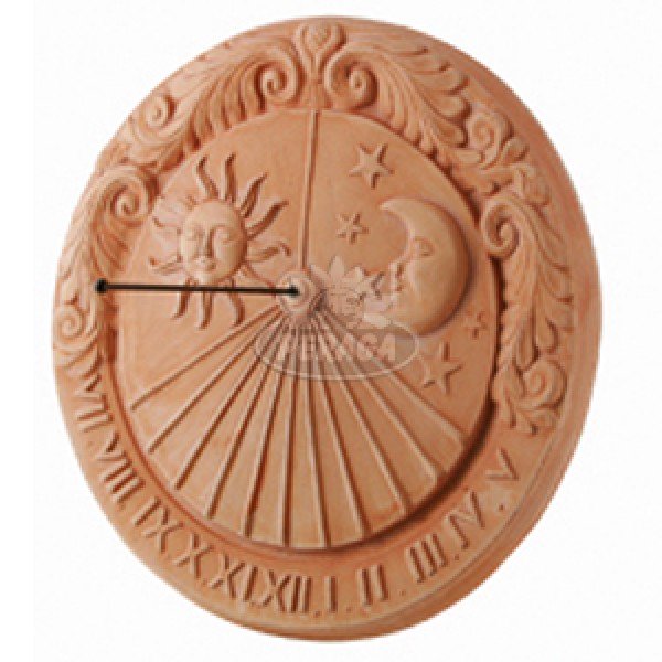 MERIDIANA ASTRI IN TERRACOTTA 43CM