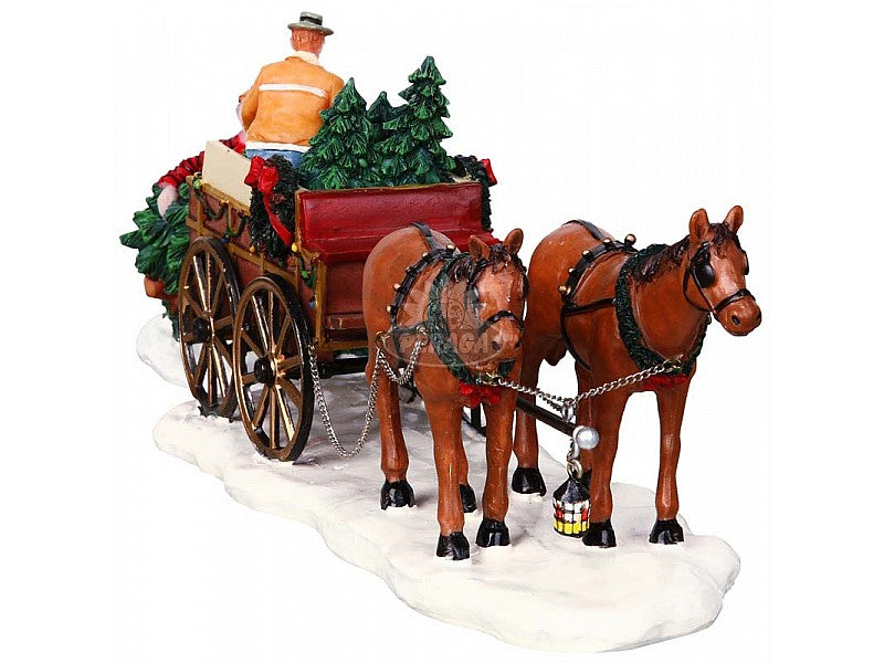 Christmas Tree Wagon, Set Of 2 - LEMAX COD. 43451