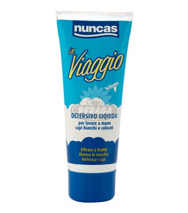 DETERSIVO LIQUIDO IN VIAGGIO PER CAPI BIANCHI E COLORATI 100ML N