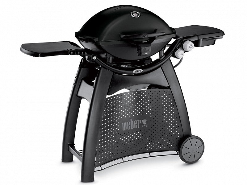 OFFERTA Q 3200 NERO WEBER + TERMOMETRO + RICETTARIO + KIT 3 ACCESSORI + CUSTODIA