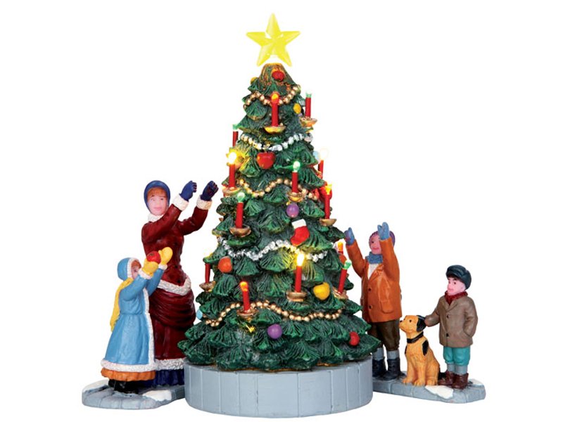 L'ALBERO DI NATALE - THE VILLAGE TREE SET OF 3
