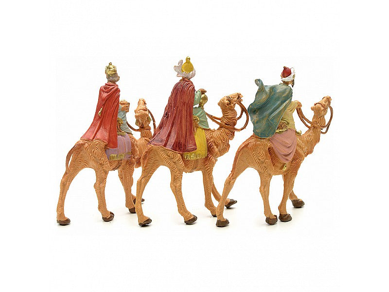 RE MAGI A CAMMELLO 6,5CM 3 STATUETTE IN RESINA (F-208)