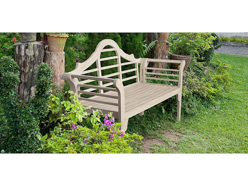 PANCA IN LEGNO GRIGIA BIBLOS 138X59X99H BIZZOTTO