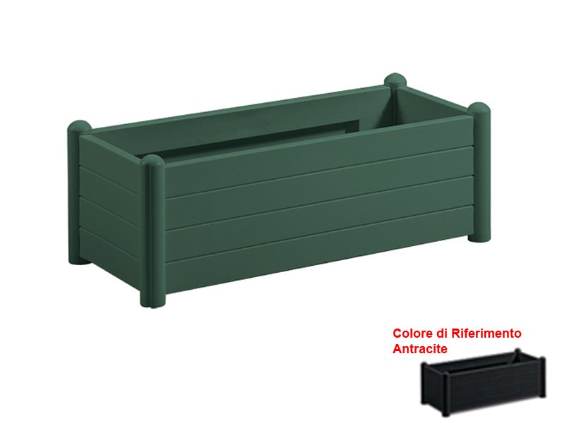 FIORIERA RETTANGOLARE ITALIA 100CM COLORE A SCELTA