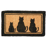 ZERBINO 3 CATS BLACK 100% FIBRA DI COCCO